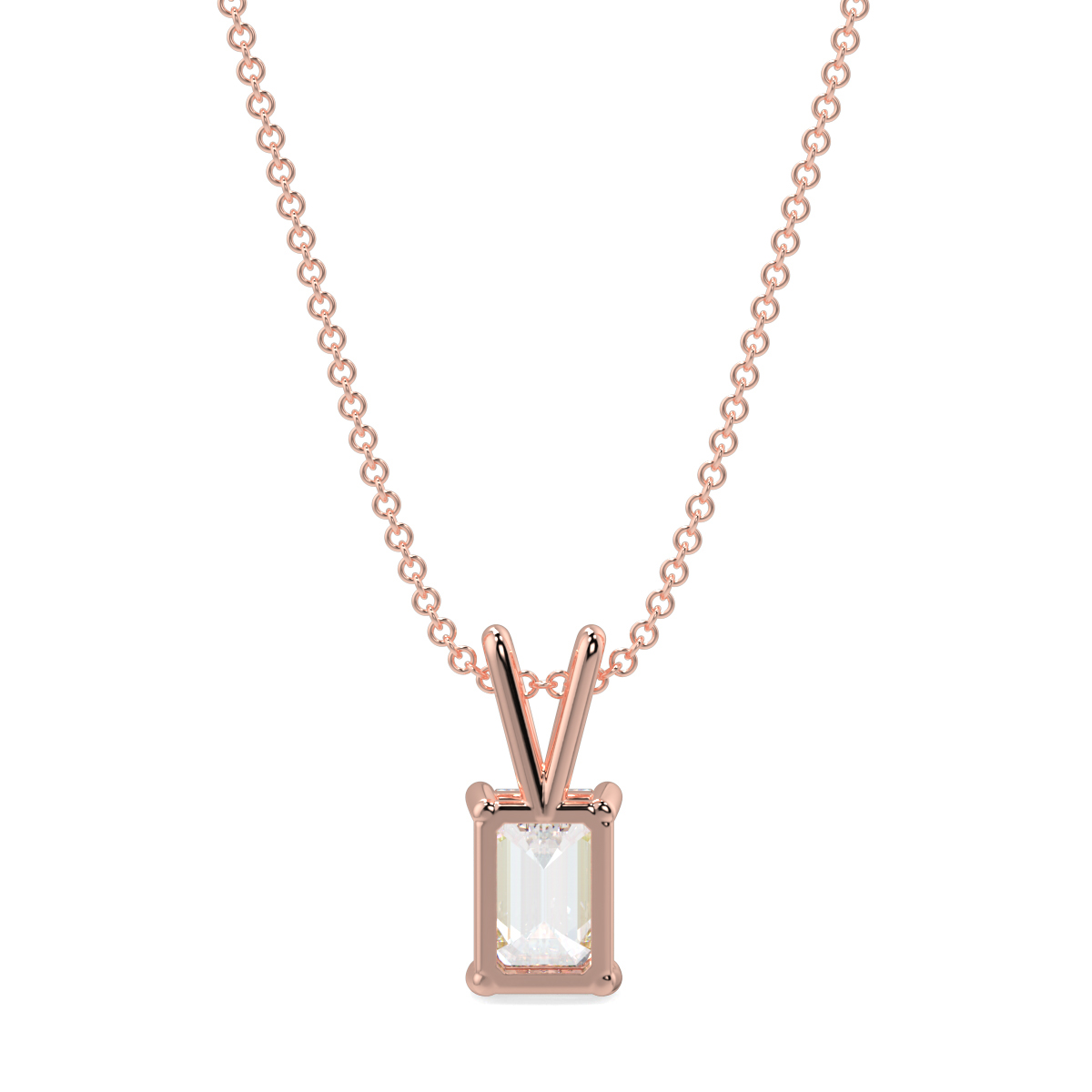 Solitaire Diamond Pendant