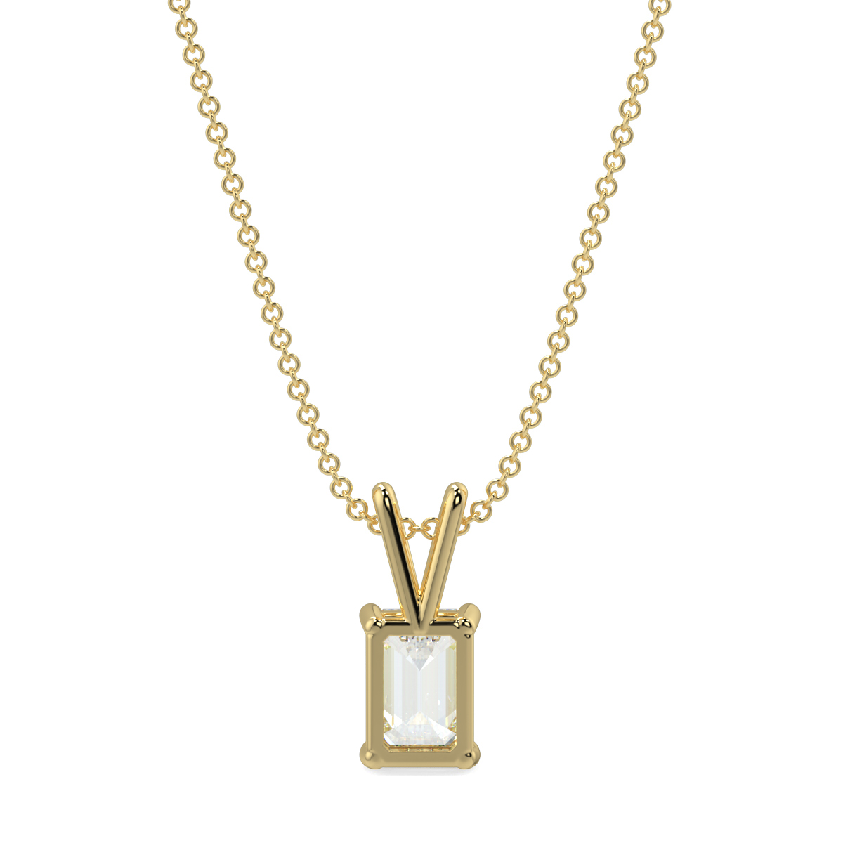 Solitaire Diamond Pendant