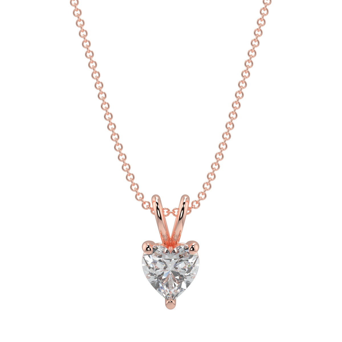 Solitaire Diamond Pendant