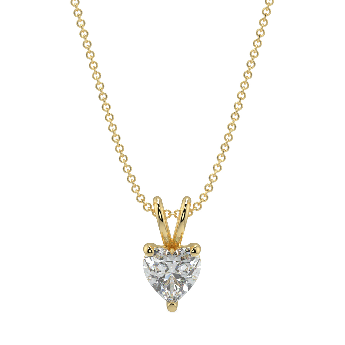 Solitaire Diamond Pendant