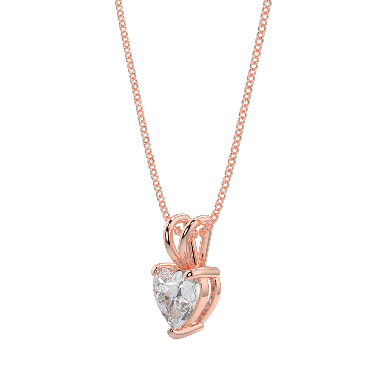 Solitaire Diamond Pendant