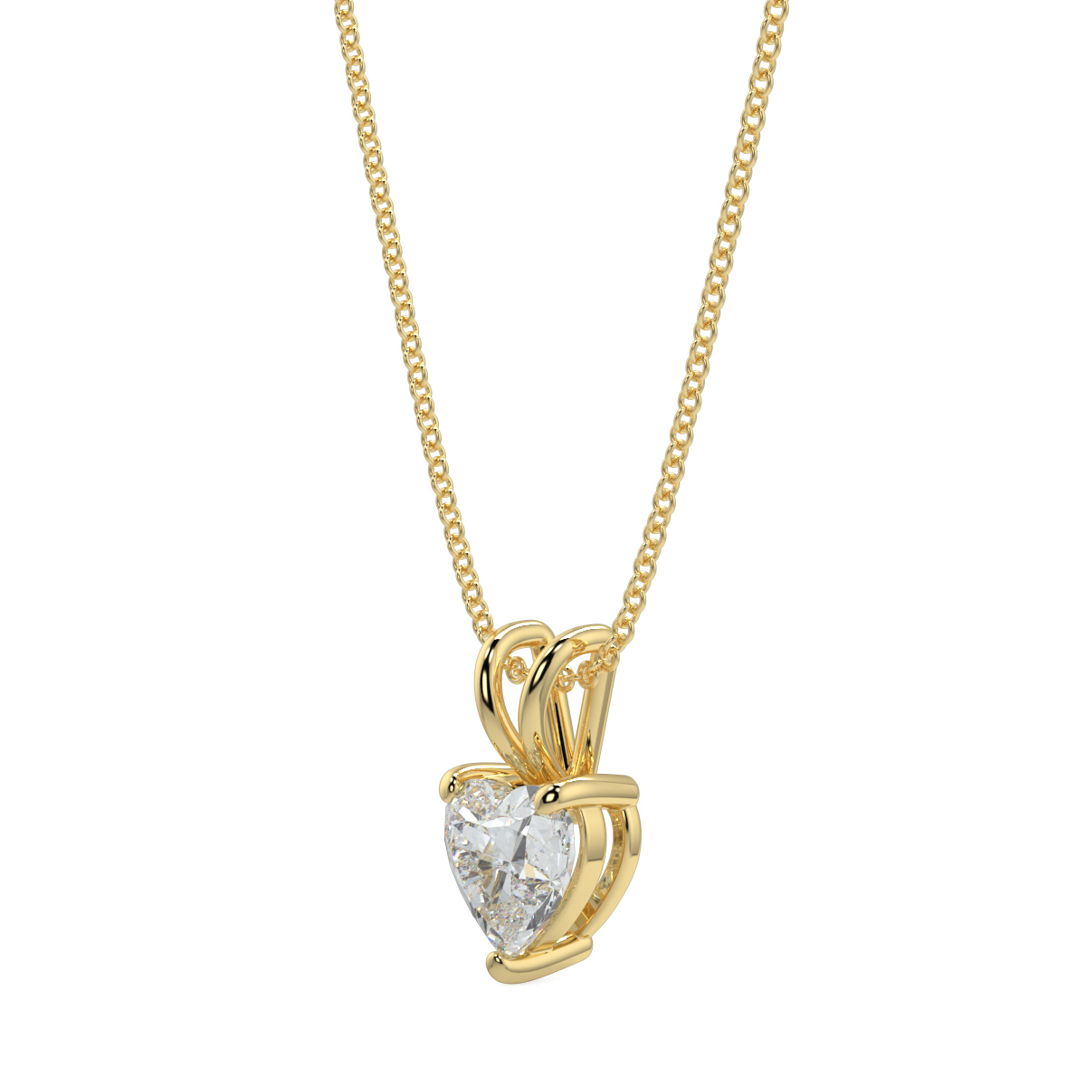 Solitaire Diamond Pendant