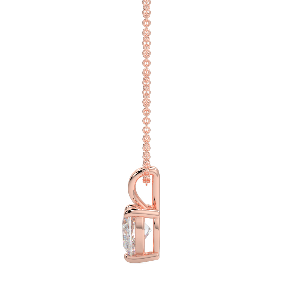 Solitaire Diamond Pendant