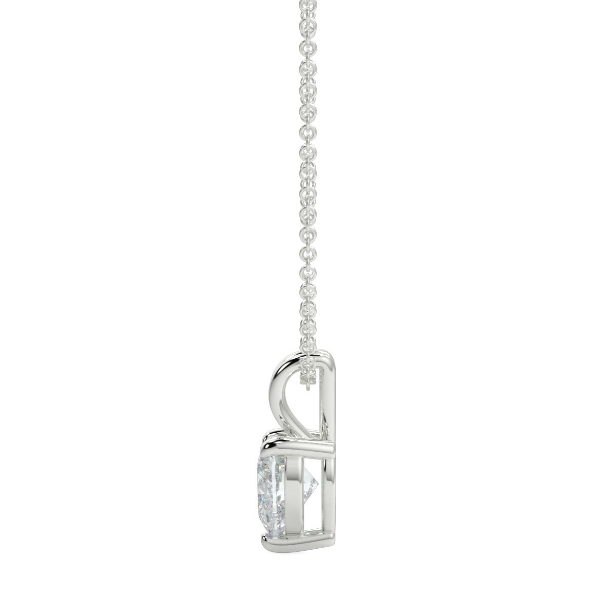 Solitaire Diamond Pendant