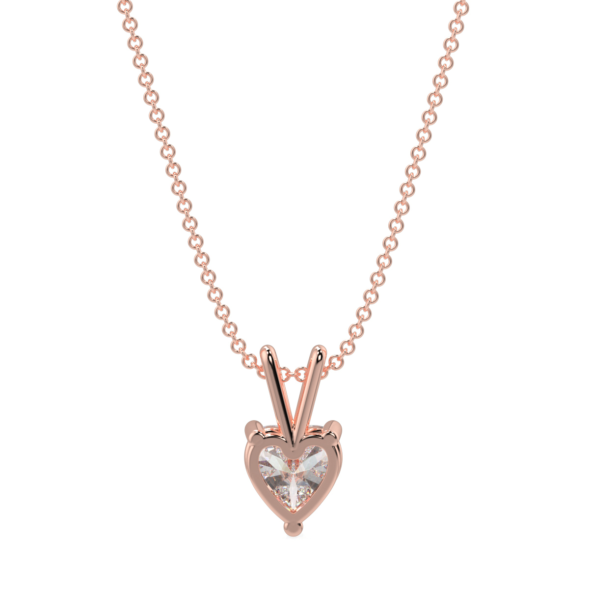 Solitaire Diamond Pendant