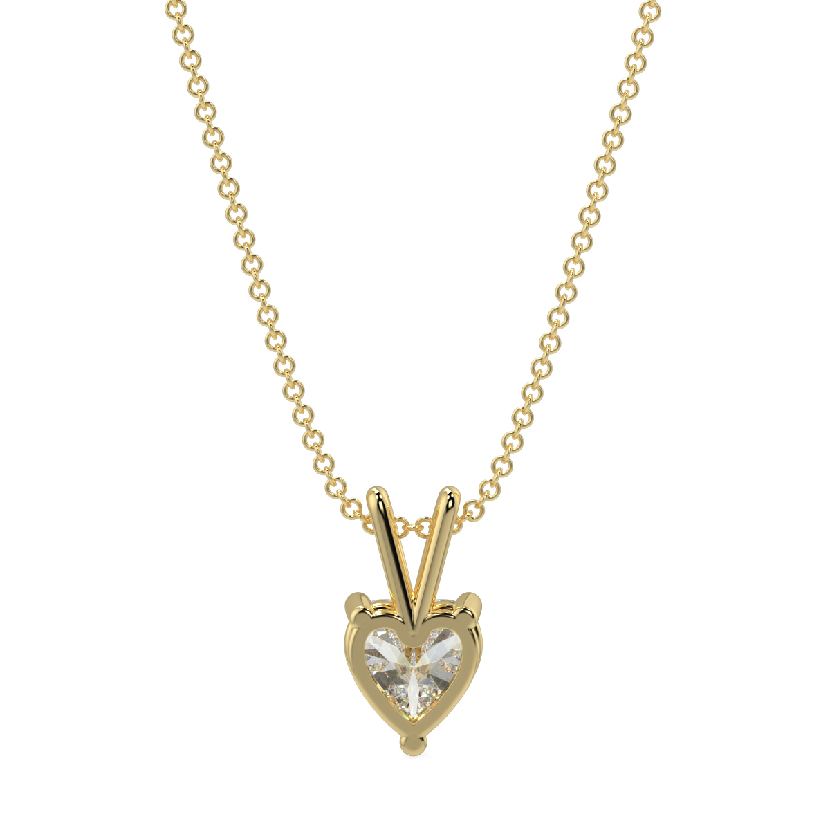 Solitaire Diamond Pendant