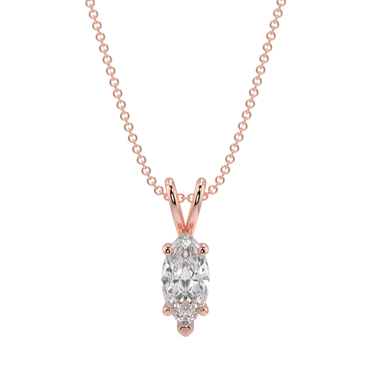 Solitaire Diamond Pendant