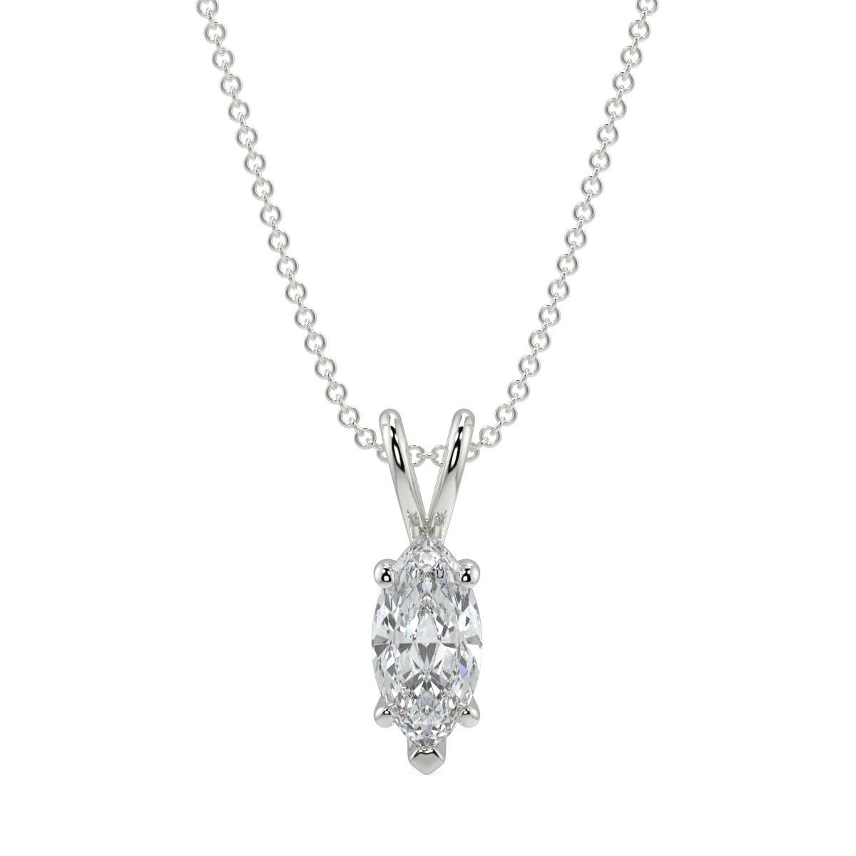 Solitaire Diamond Pendant