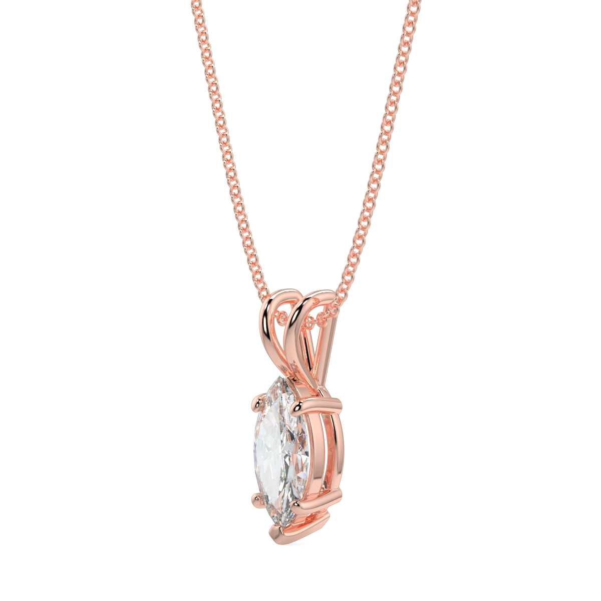 Solitaire Diamond Pendant