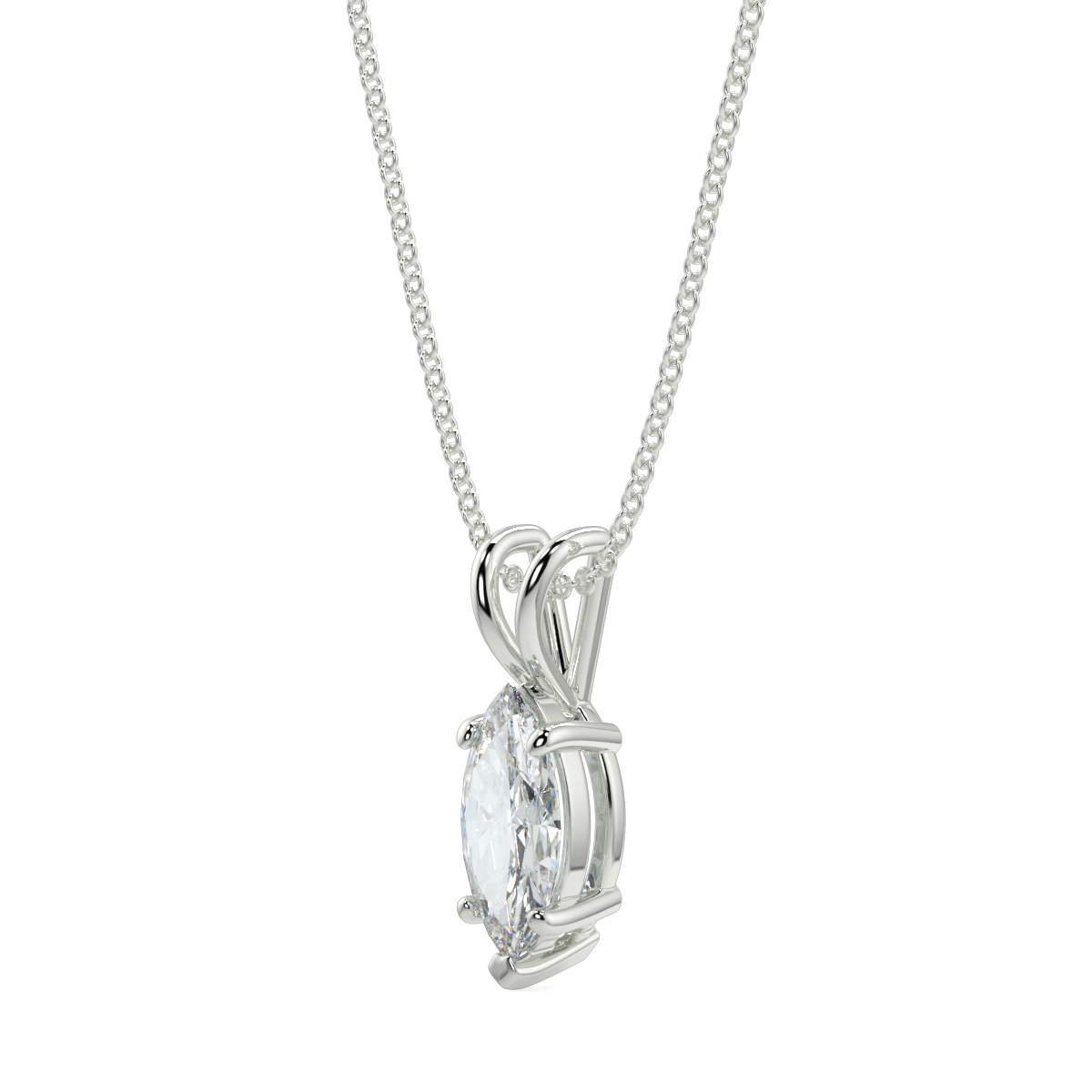 Solitaire Diamond Pendant