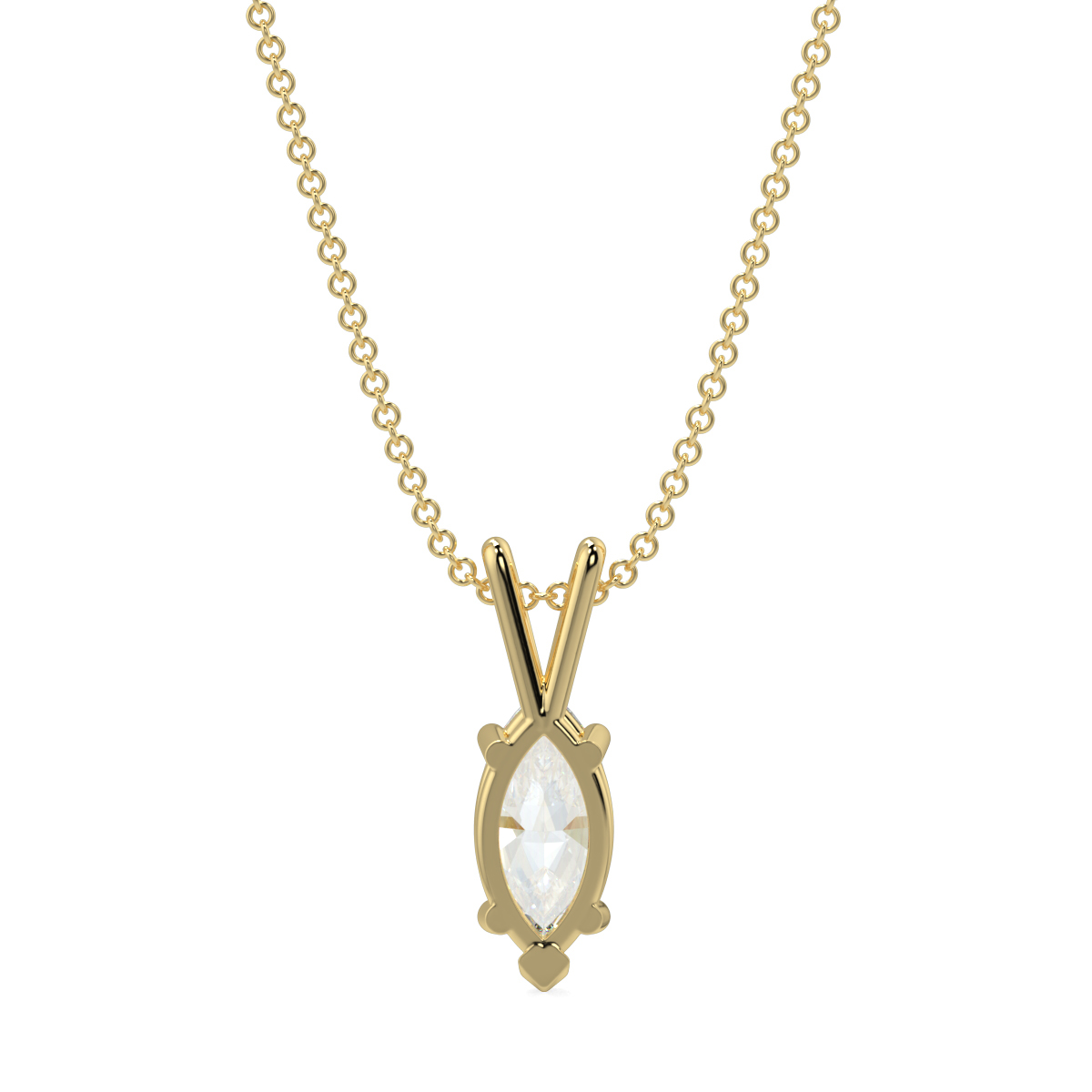 Solitaire Diamond Pendant