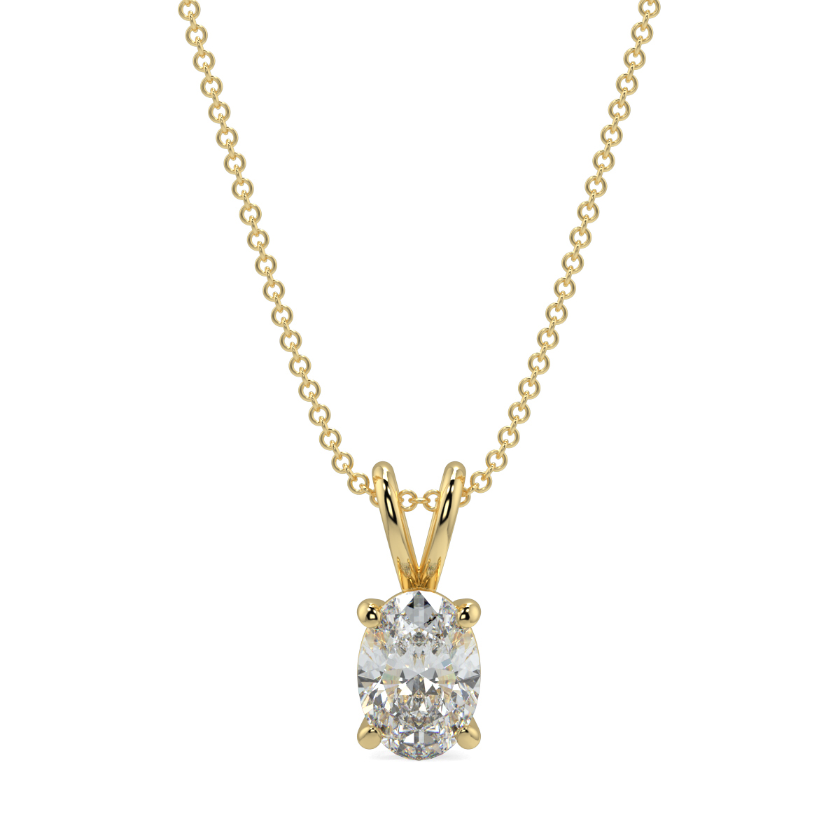Solitaire Diamond Pendant
