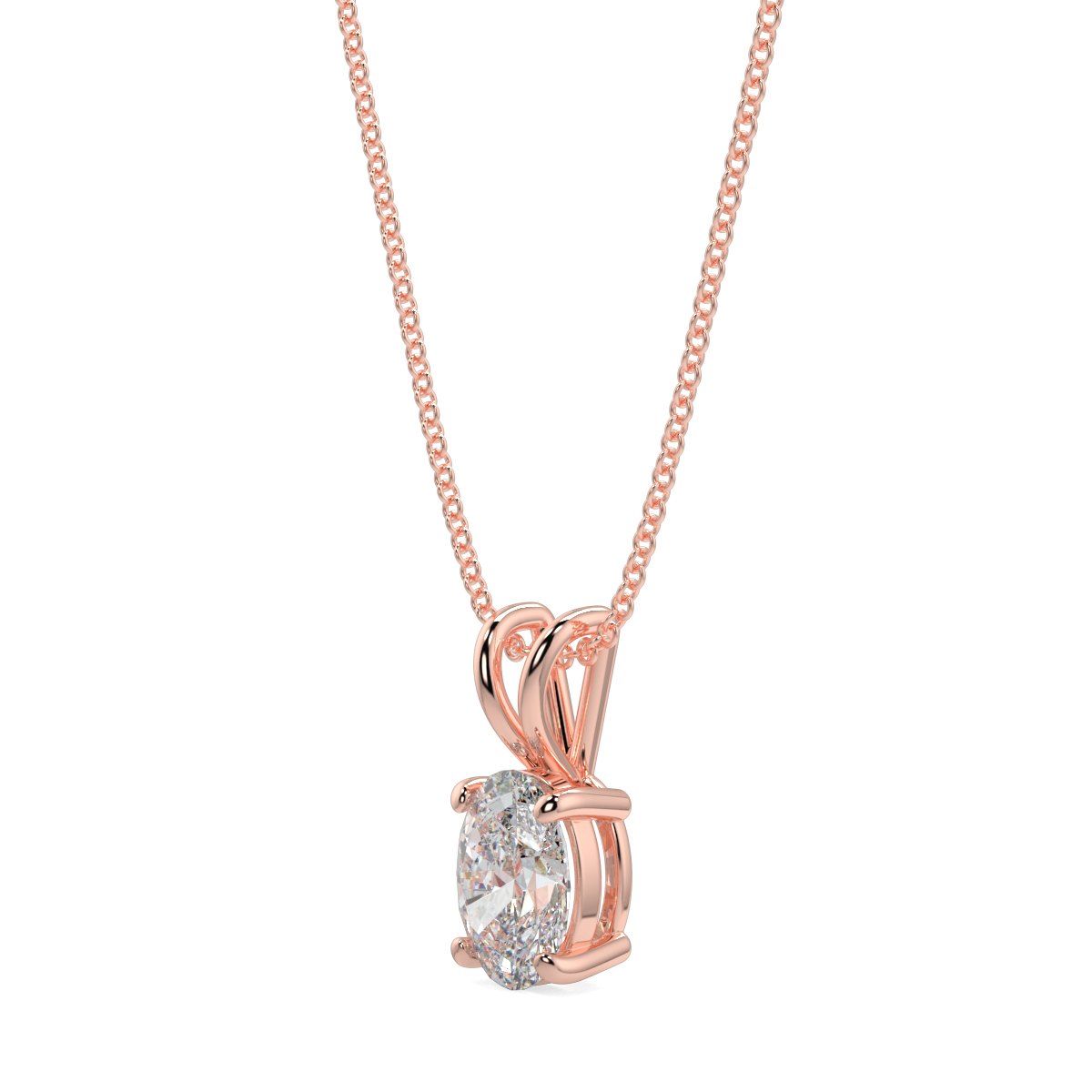 Solitaire Diamond Pendant