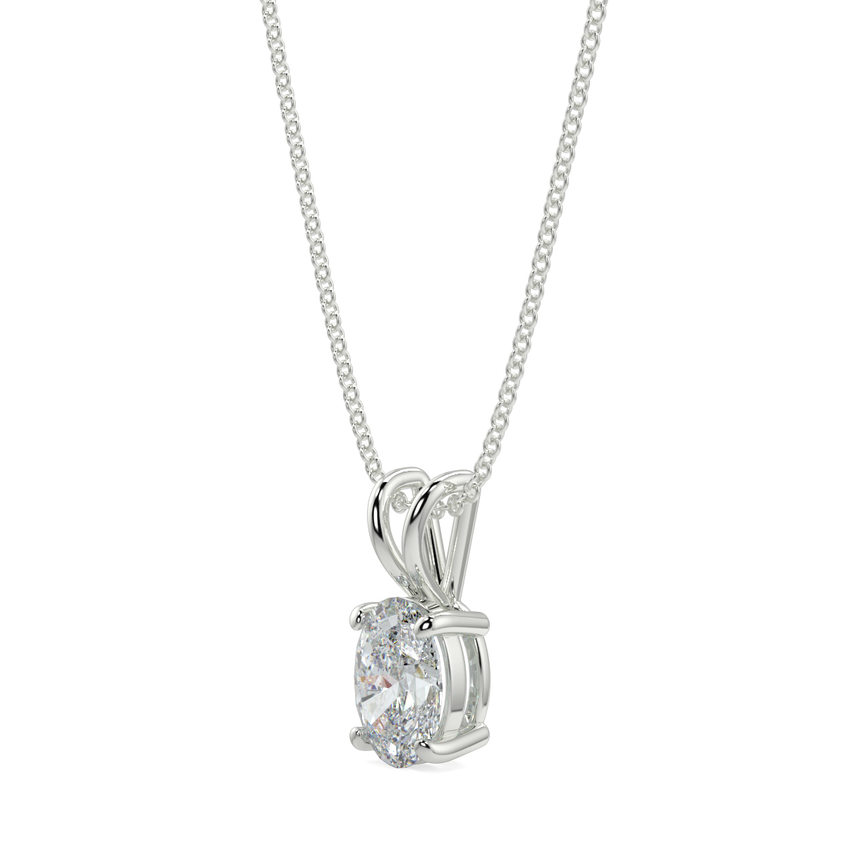 Solitaire Diamond Pendant