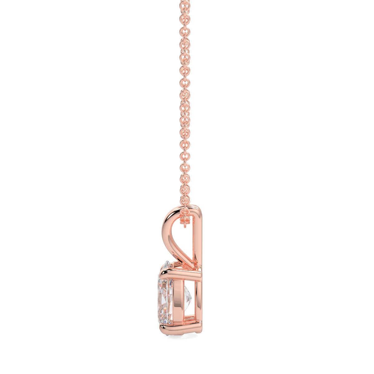 Solitaire Diamond Pendant