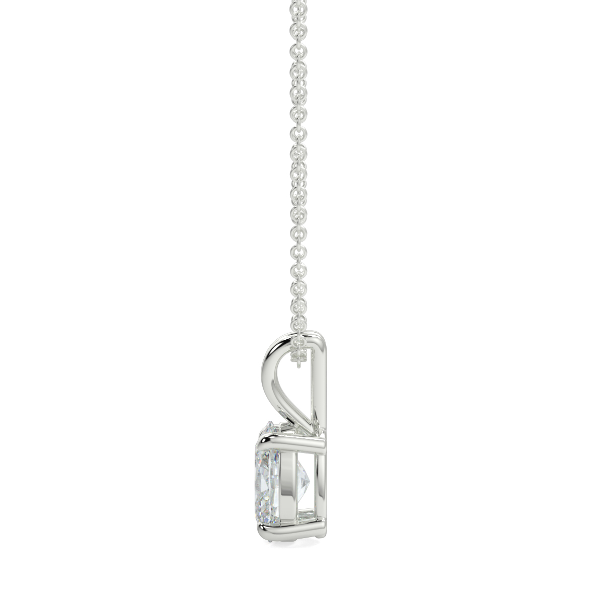 Solitaire Diamond Pendant