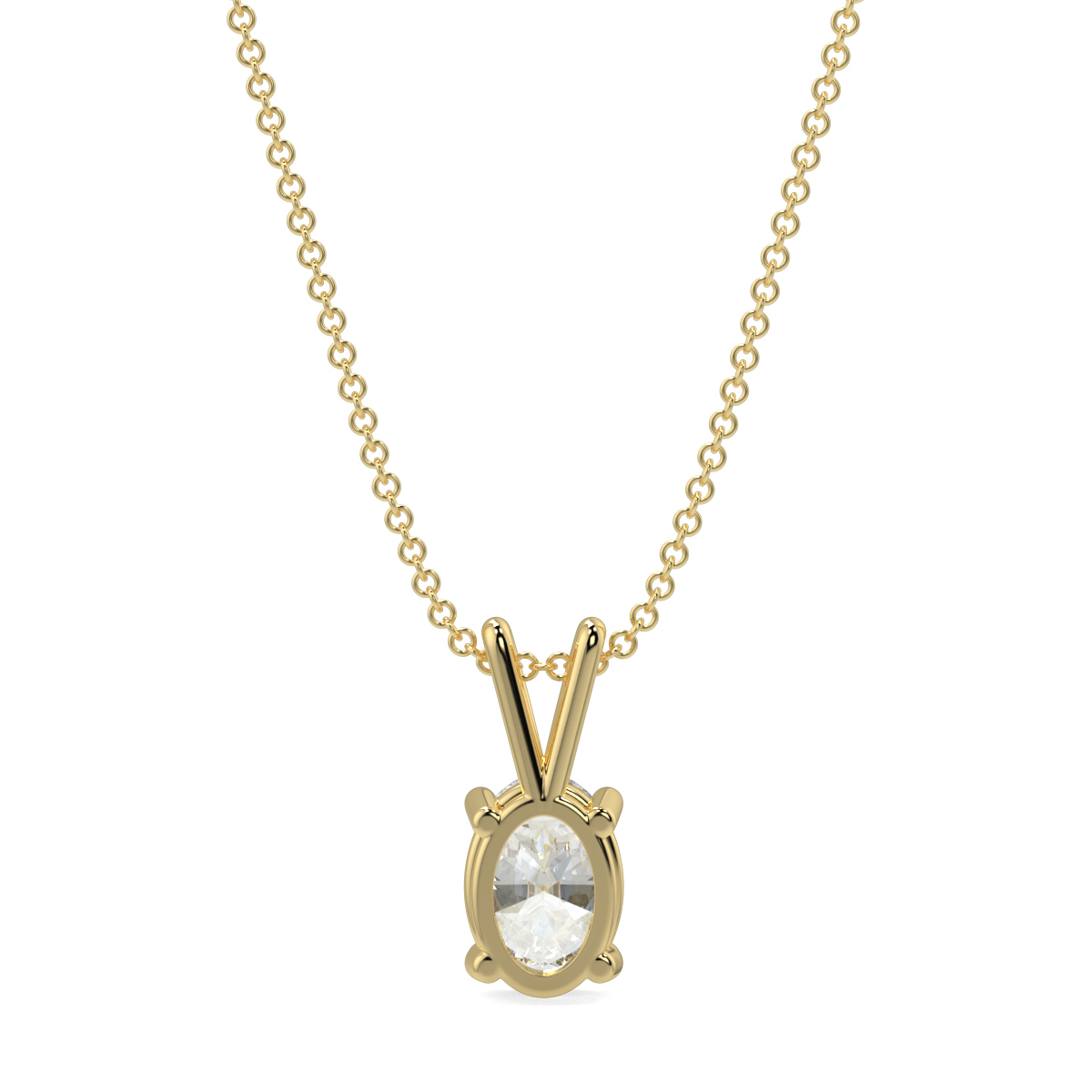 Solitaire Diamond Pendant