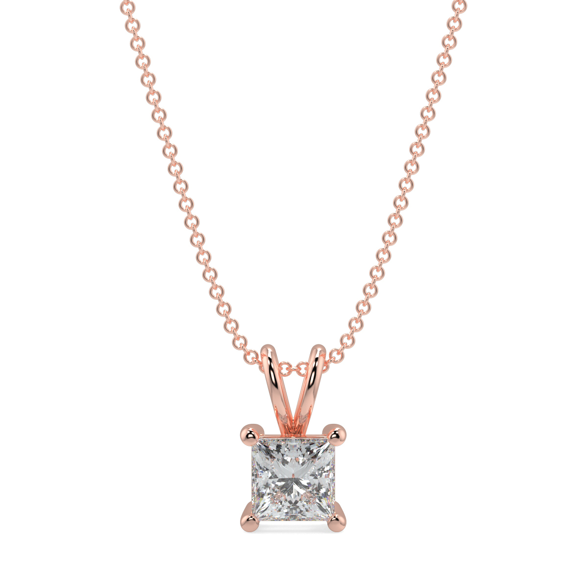 Solitaire Diamond Pendant