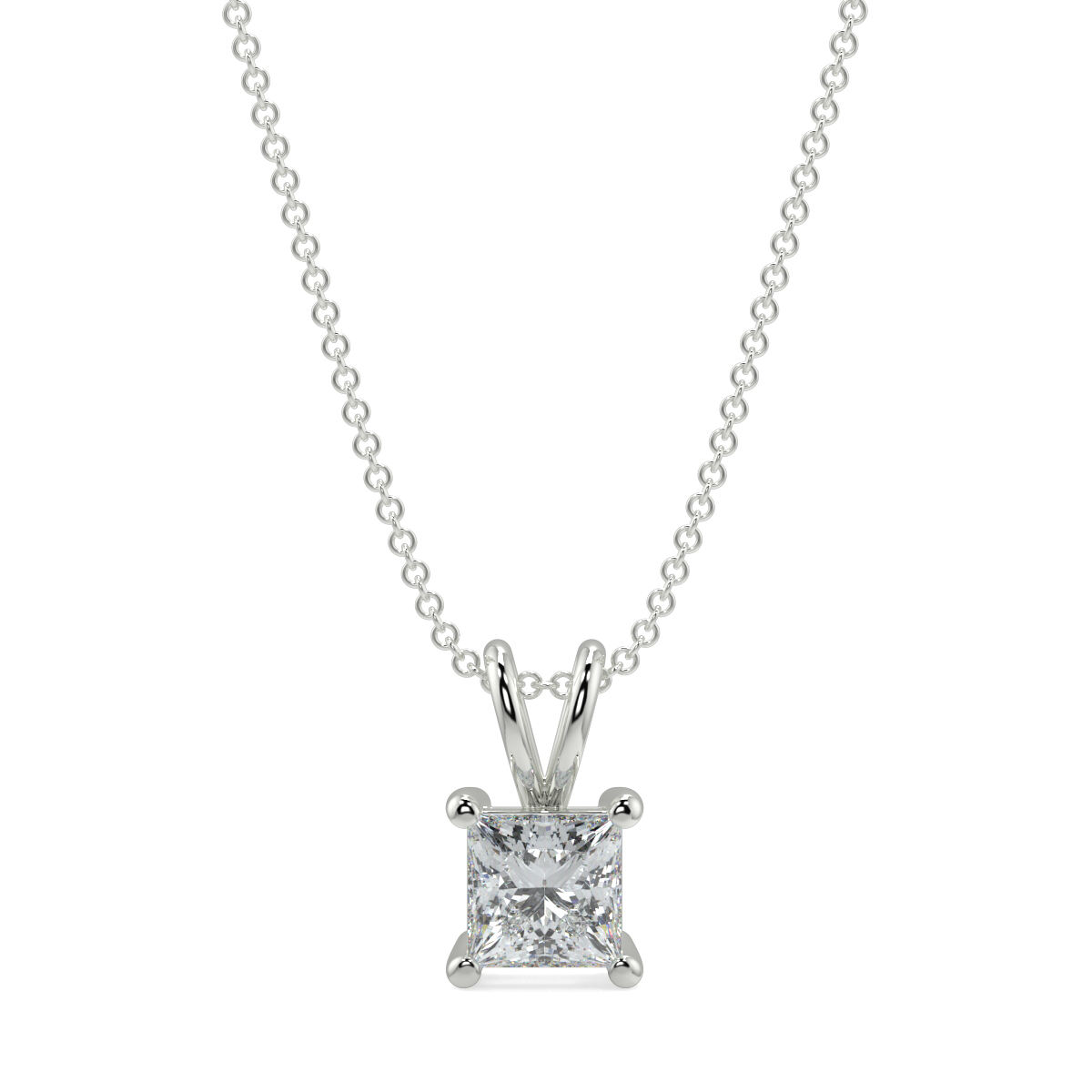 Solitaire Diamond Pendant