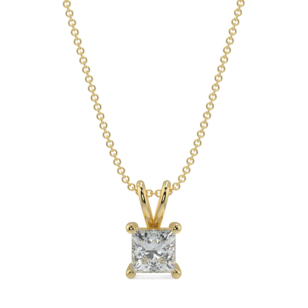 Solitaire Diamond Pendant