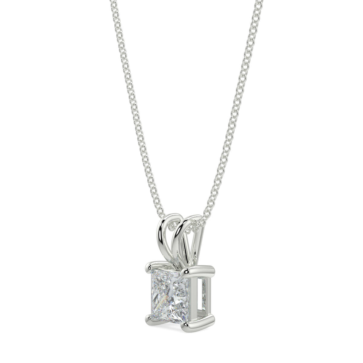 Solitaire Diamond Pendant