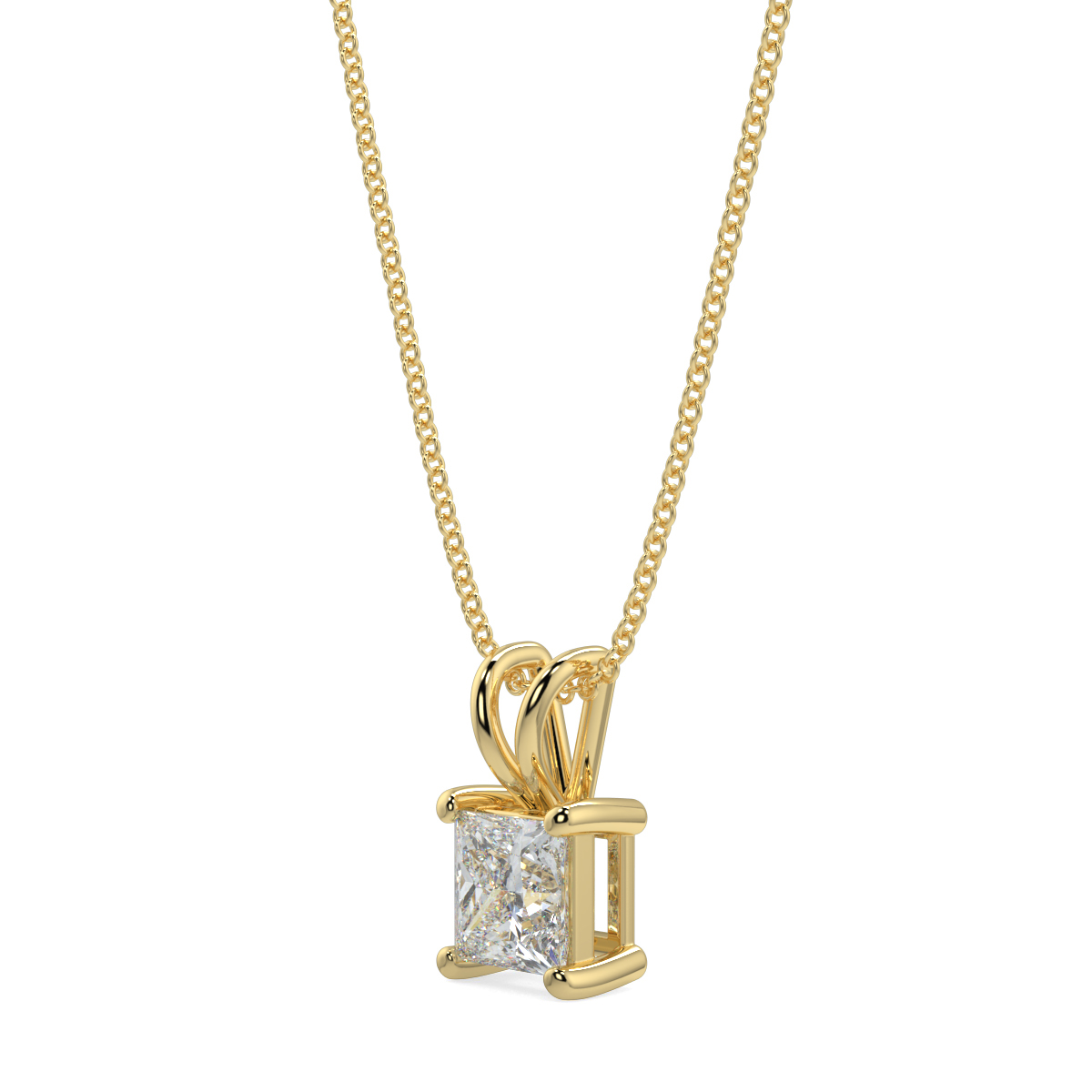 Solitaire Diamond Pendant