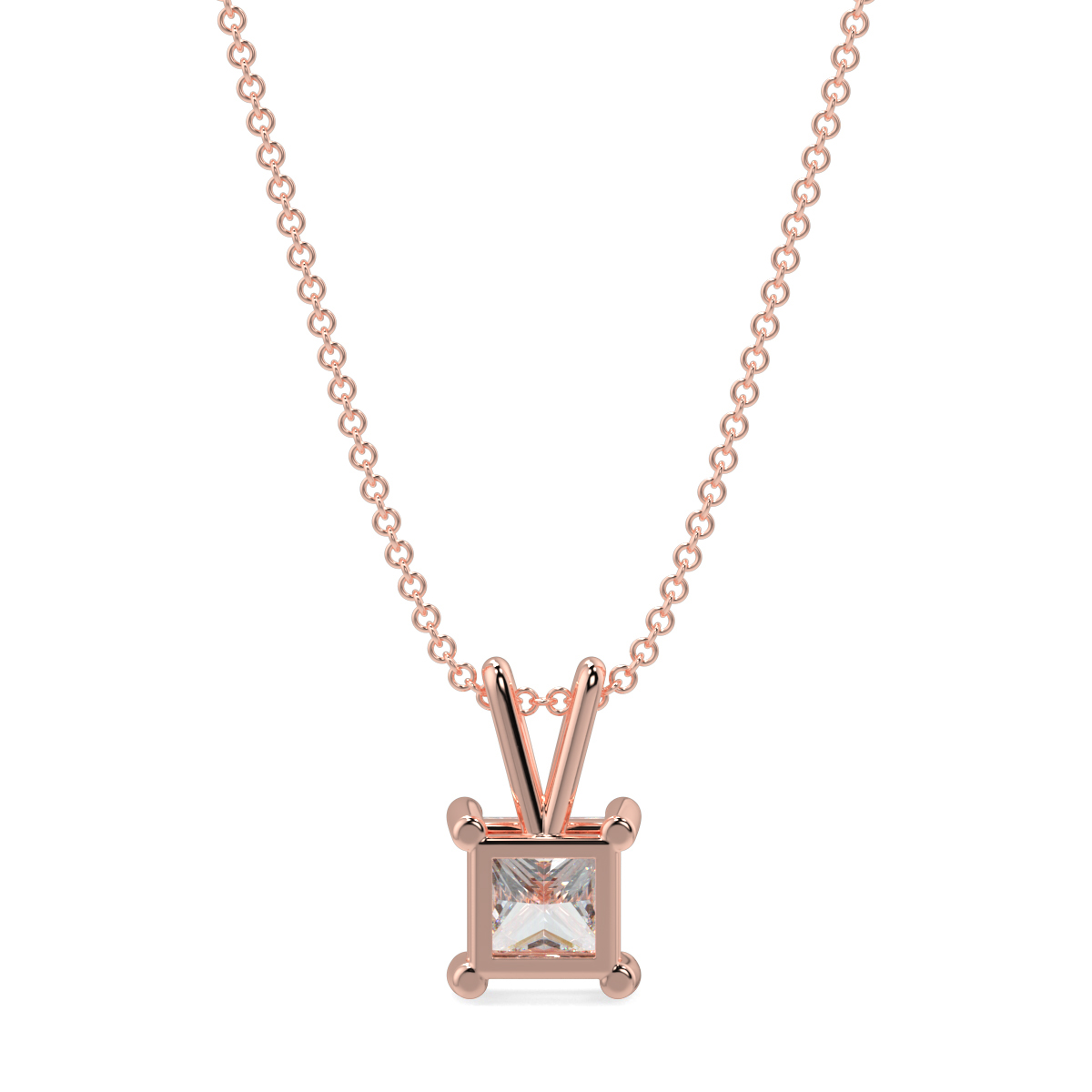 Solitaire Diamond Pendant