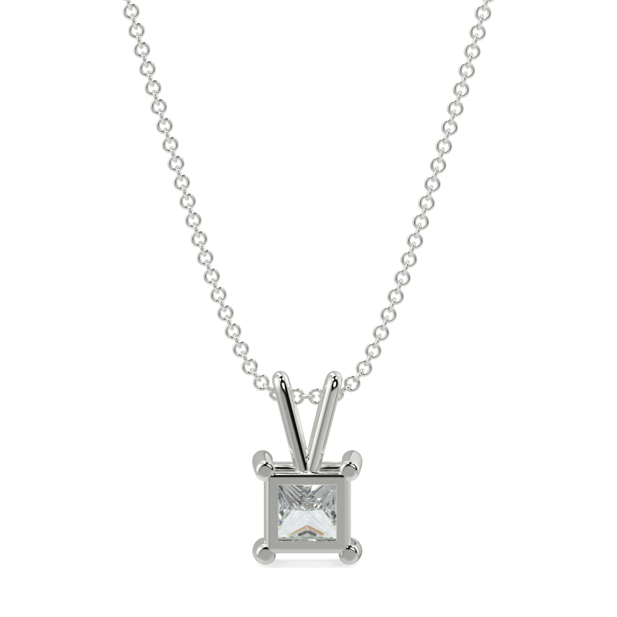 Solitaire Diamond Pendant