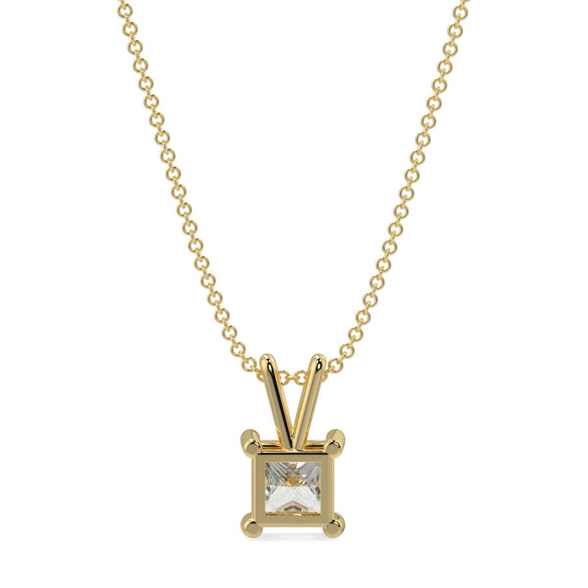 Solitaire Diamond Pendant