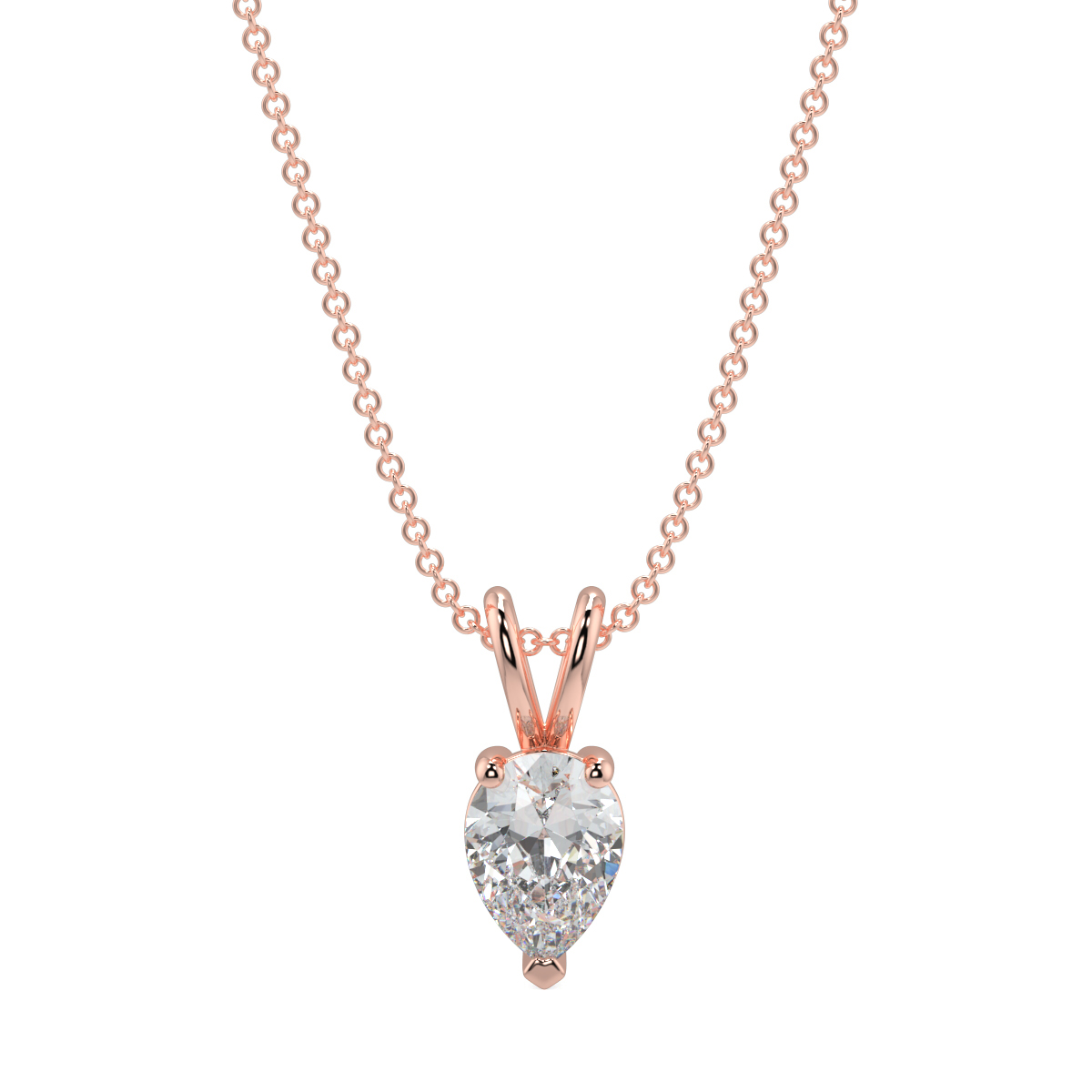 Solitaire Diamond Pendant