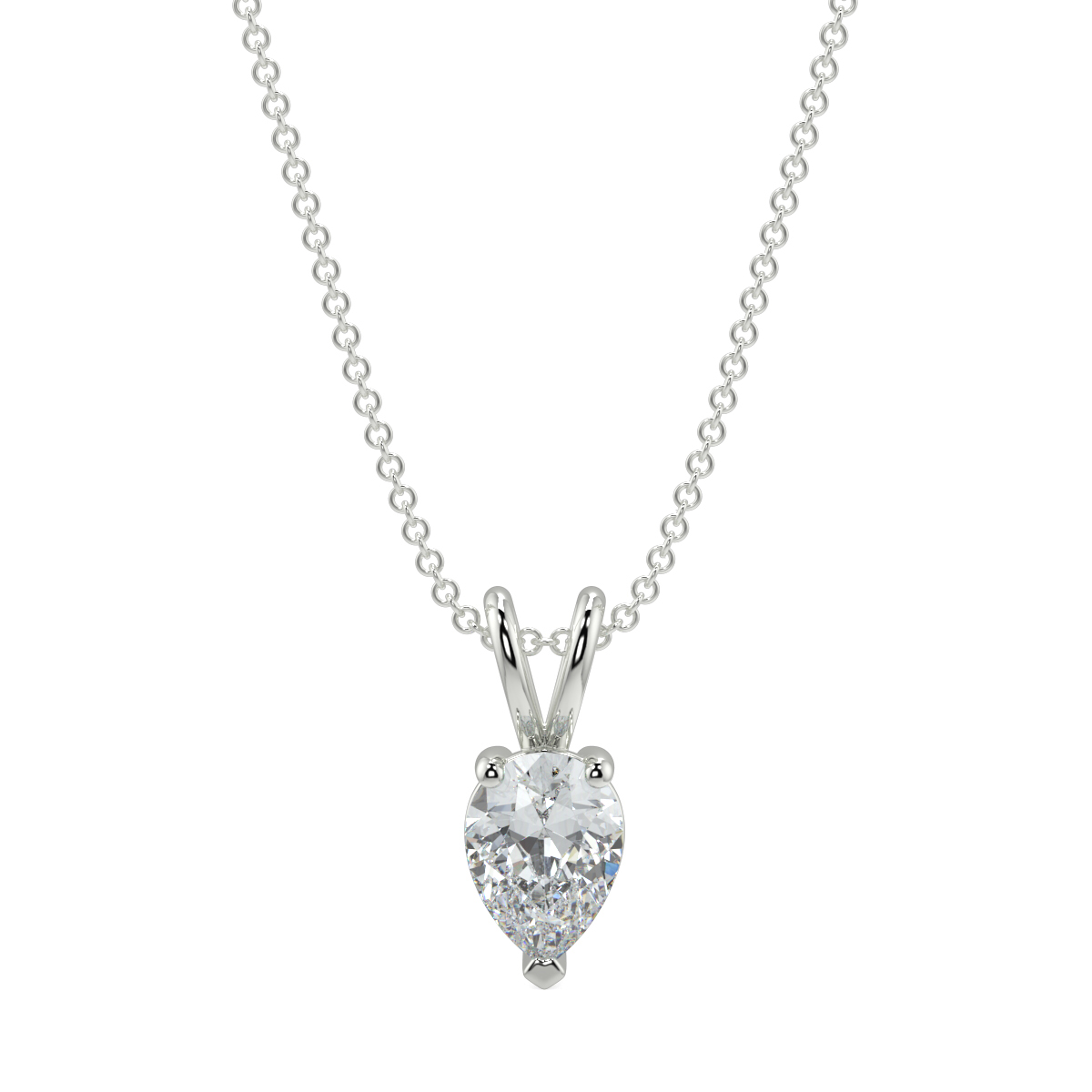 Solitaire Diamond Pendant
