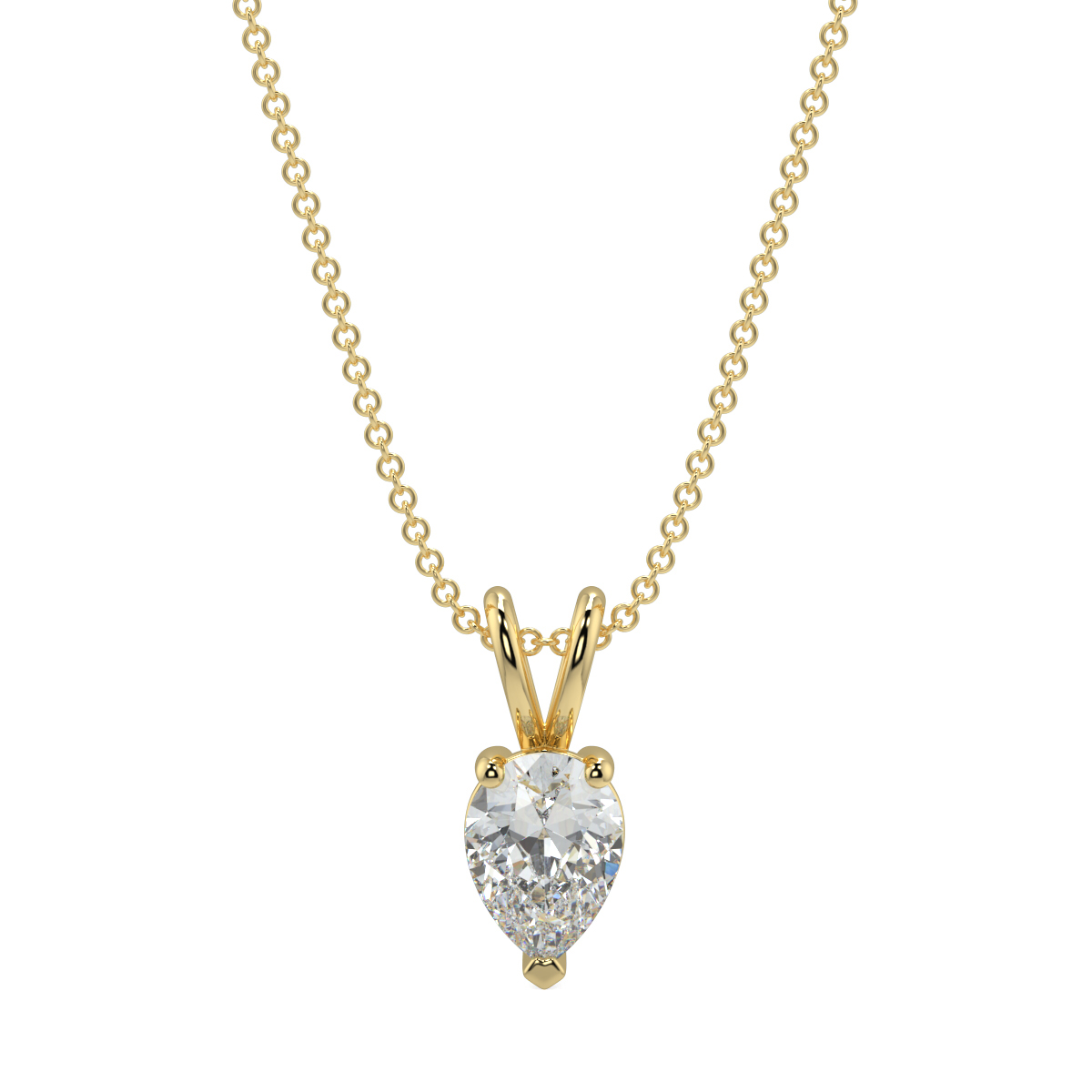 Solitaire Diamond Pendant