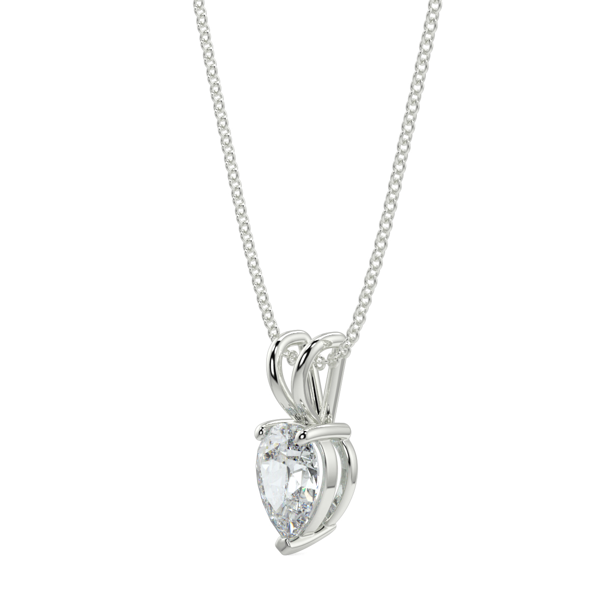 Solitaire Diamond Pendant