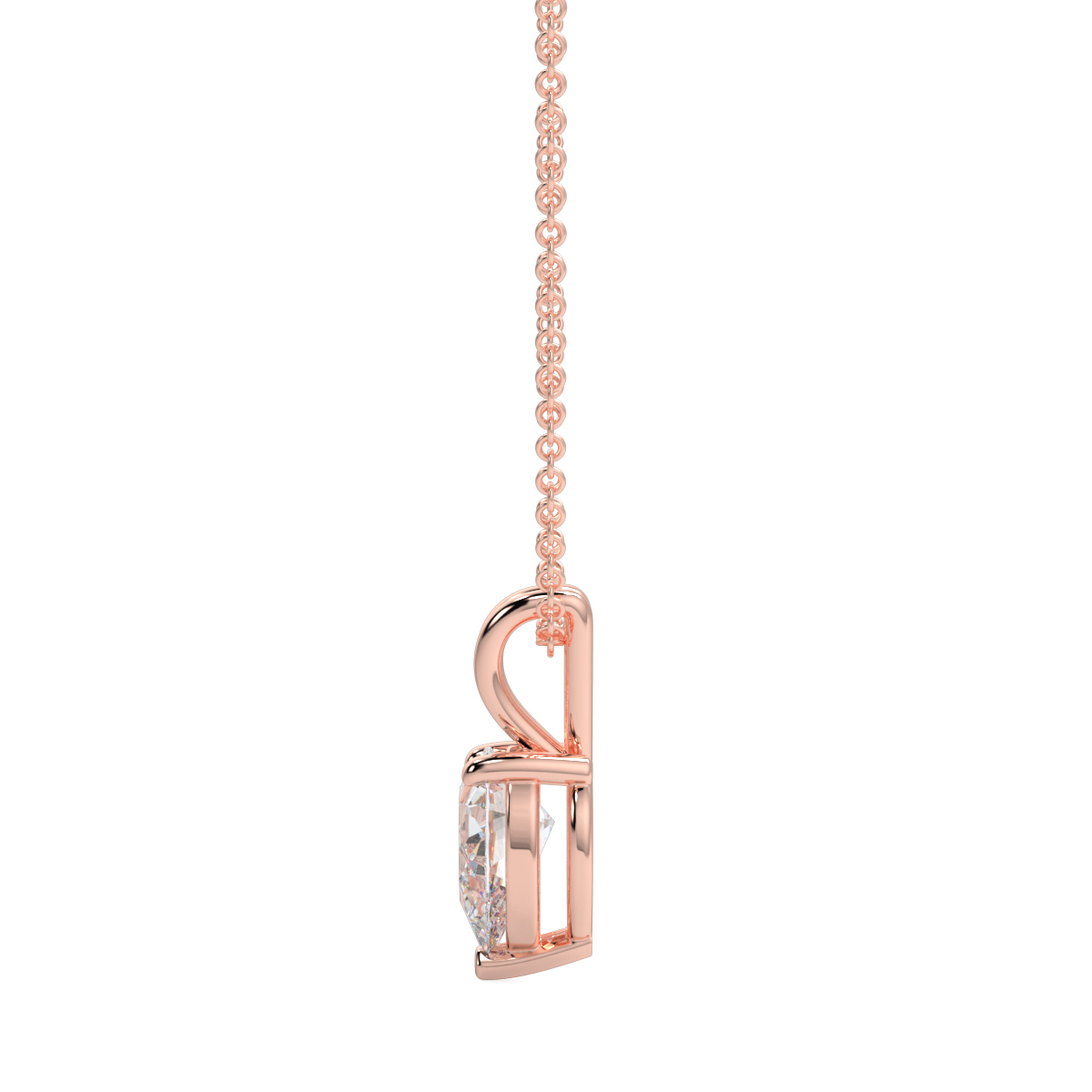 Solitaire Diamond Pendant