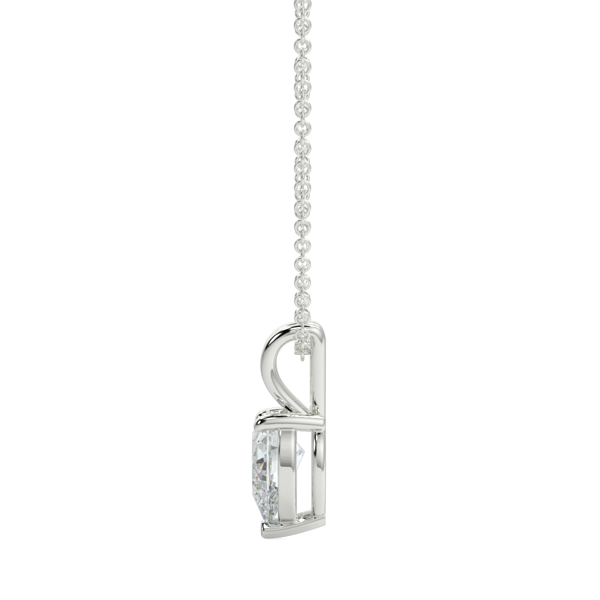Solitaire Diamond Pendant