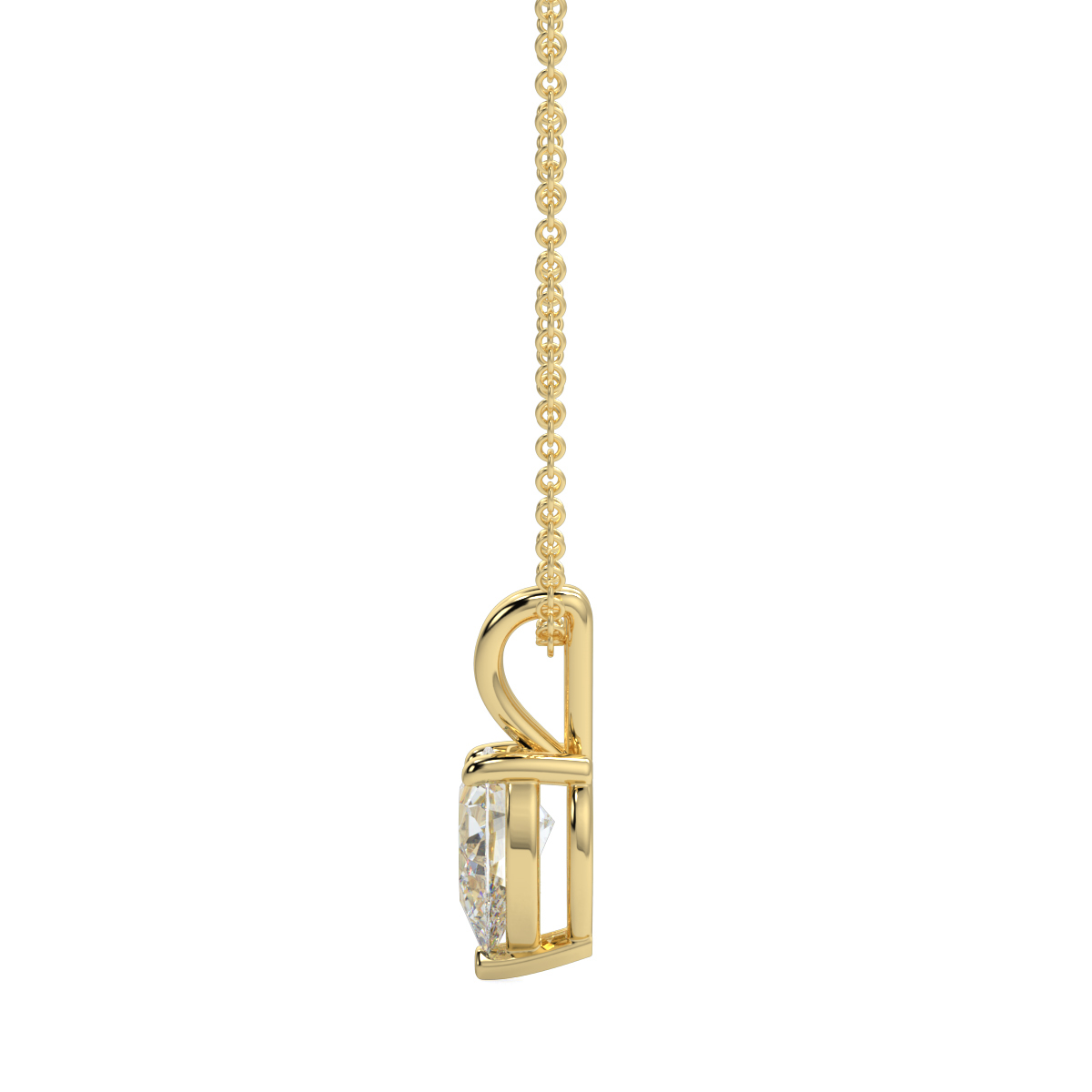 Solitaire Diamond Pendant
