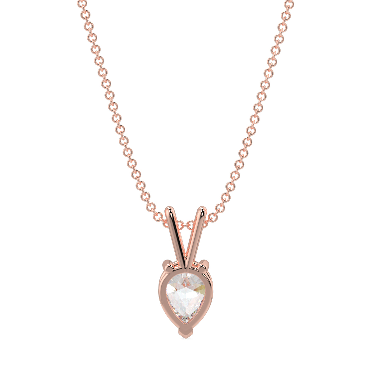 Solitaire Diamond Pendant