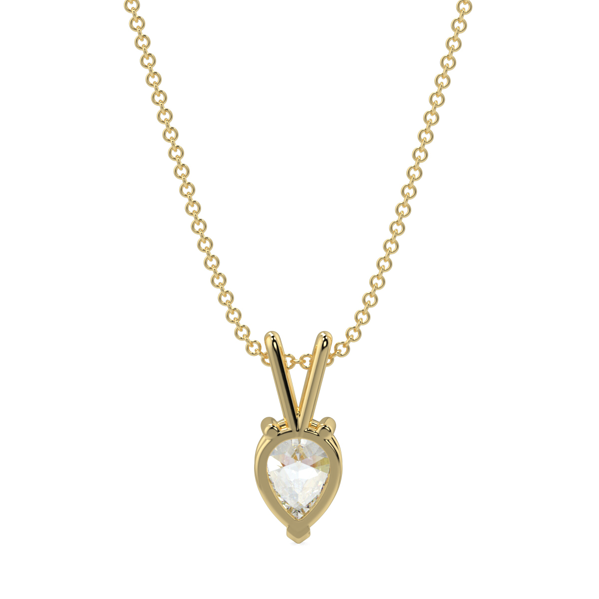 Solitaire Diamond Pendant