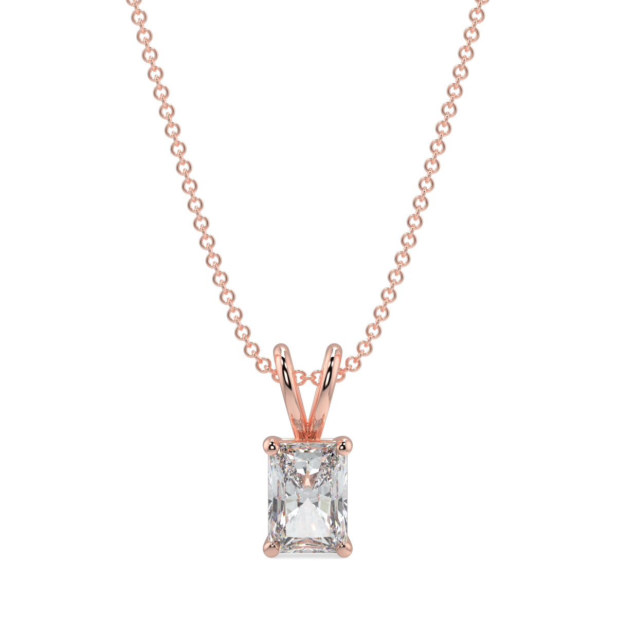 Solitaire Diamond Pendant