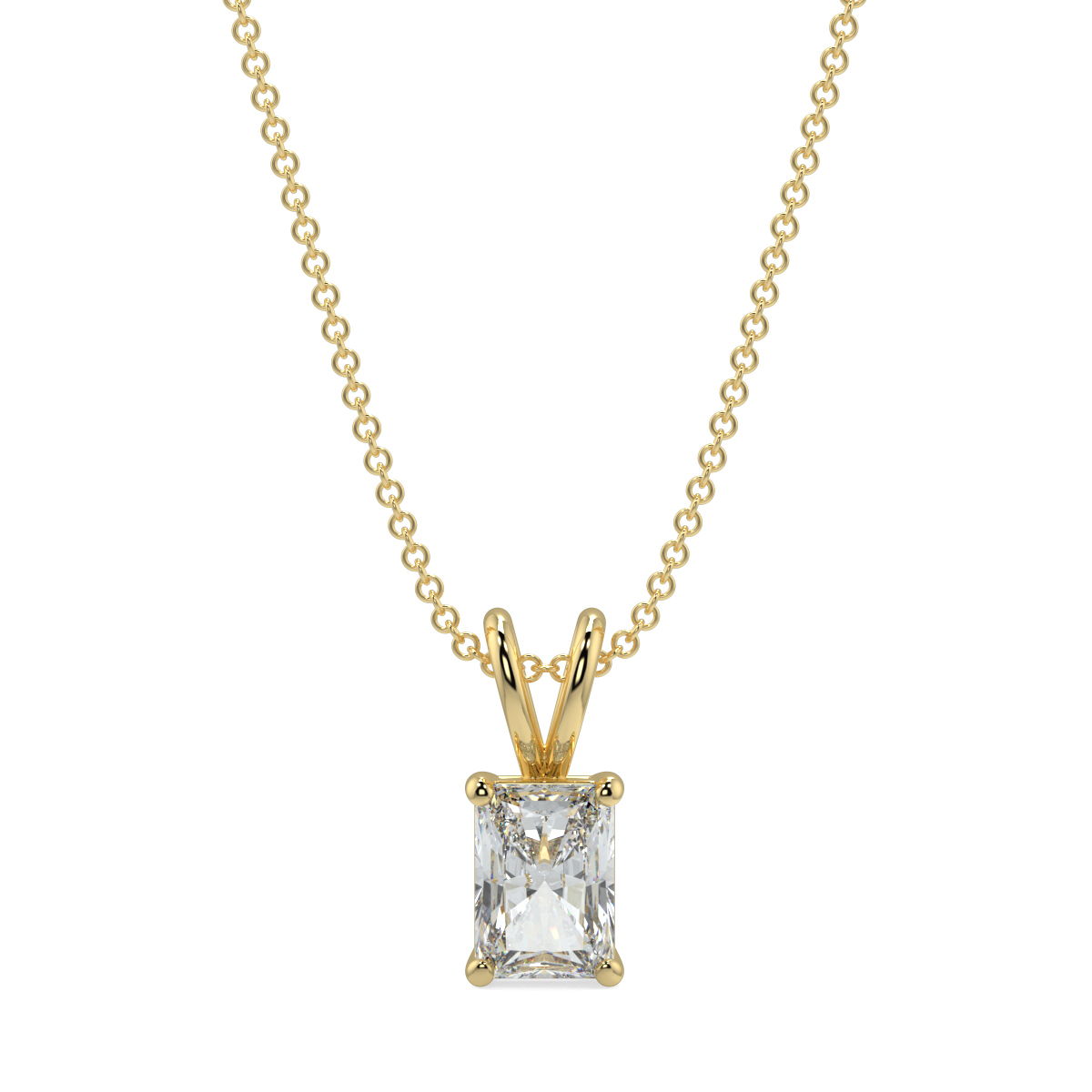 Solitaire Diamond Pendant