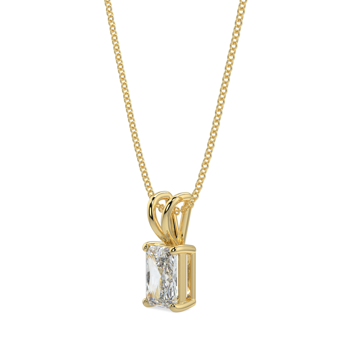 Solitaire Diamond Pendant