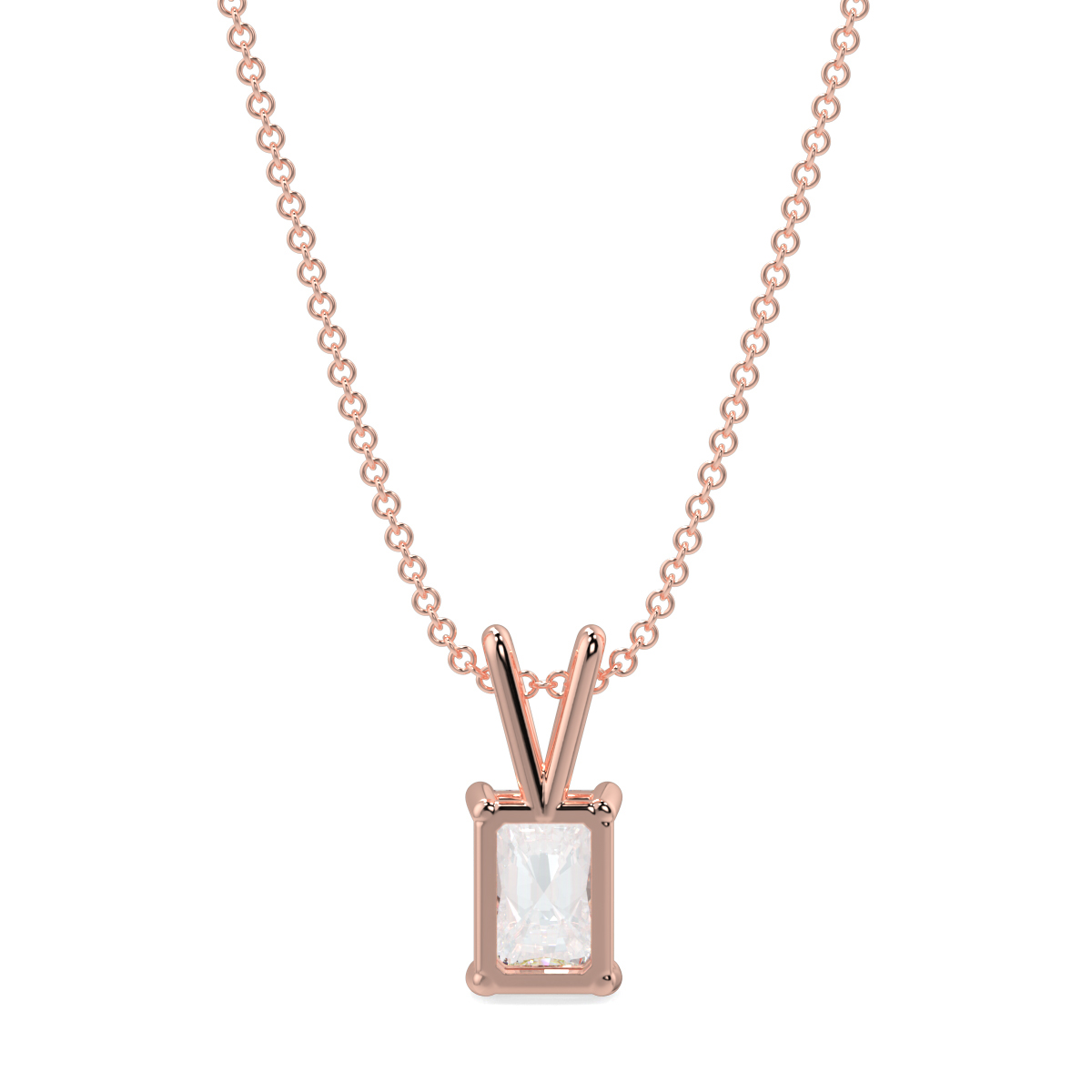 Solitaire Diamond Pendant