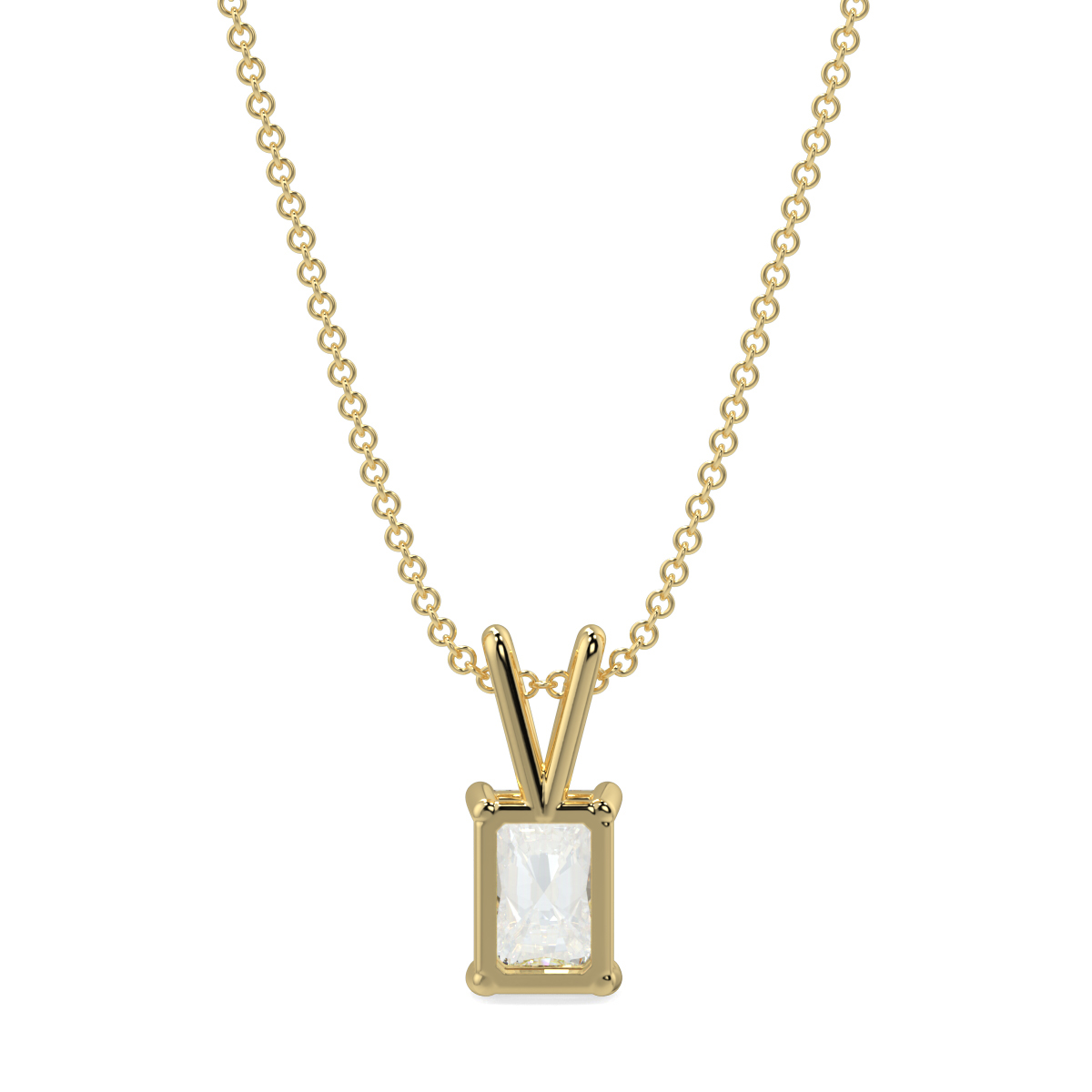 Solitaire Diamond Pendant