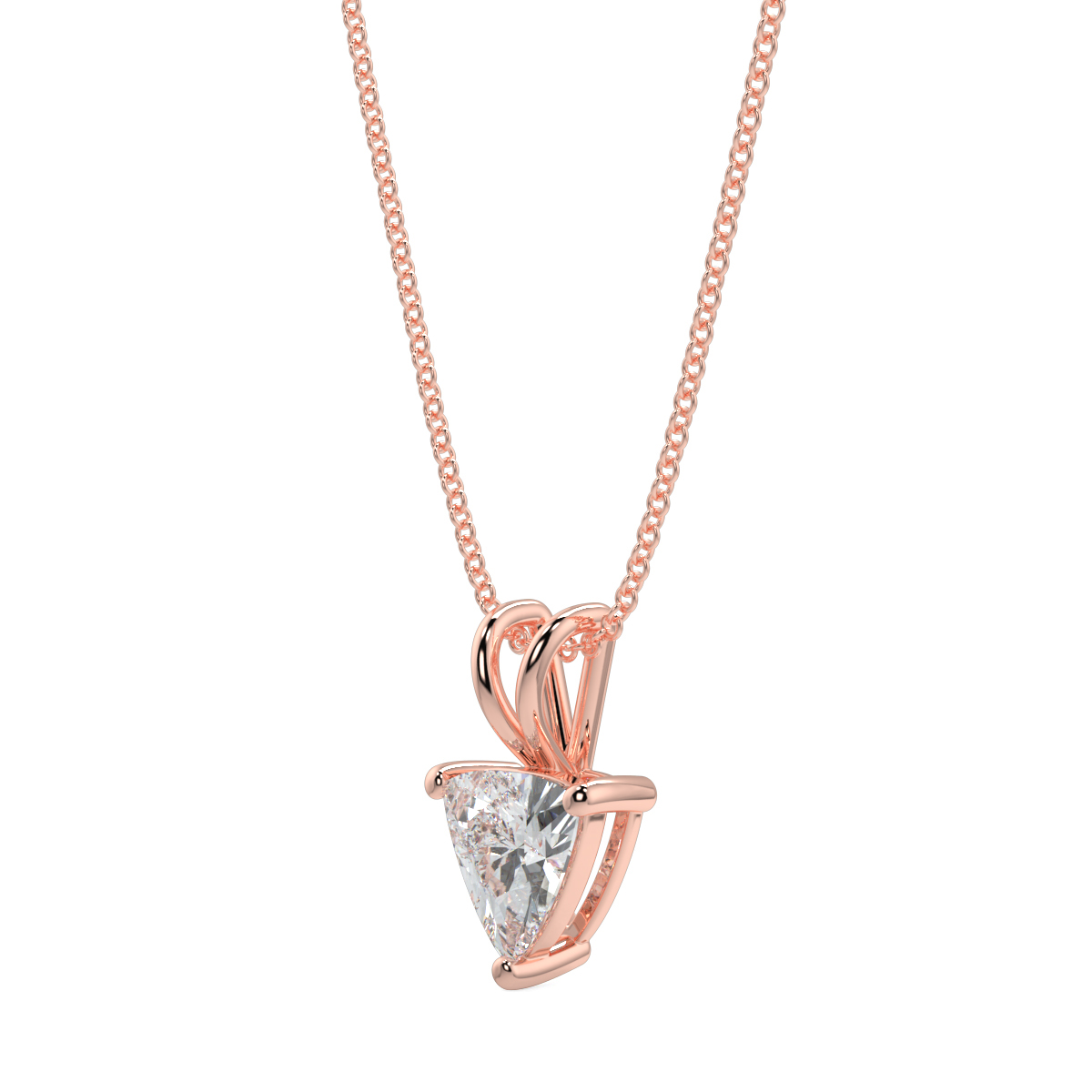 Solitaire Diamond Pendant