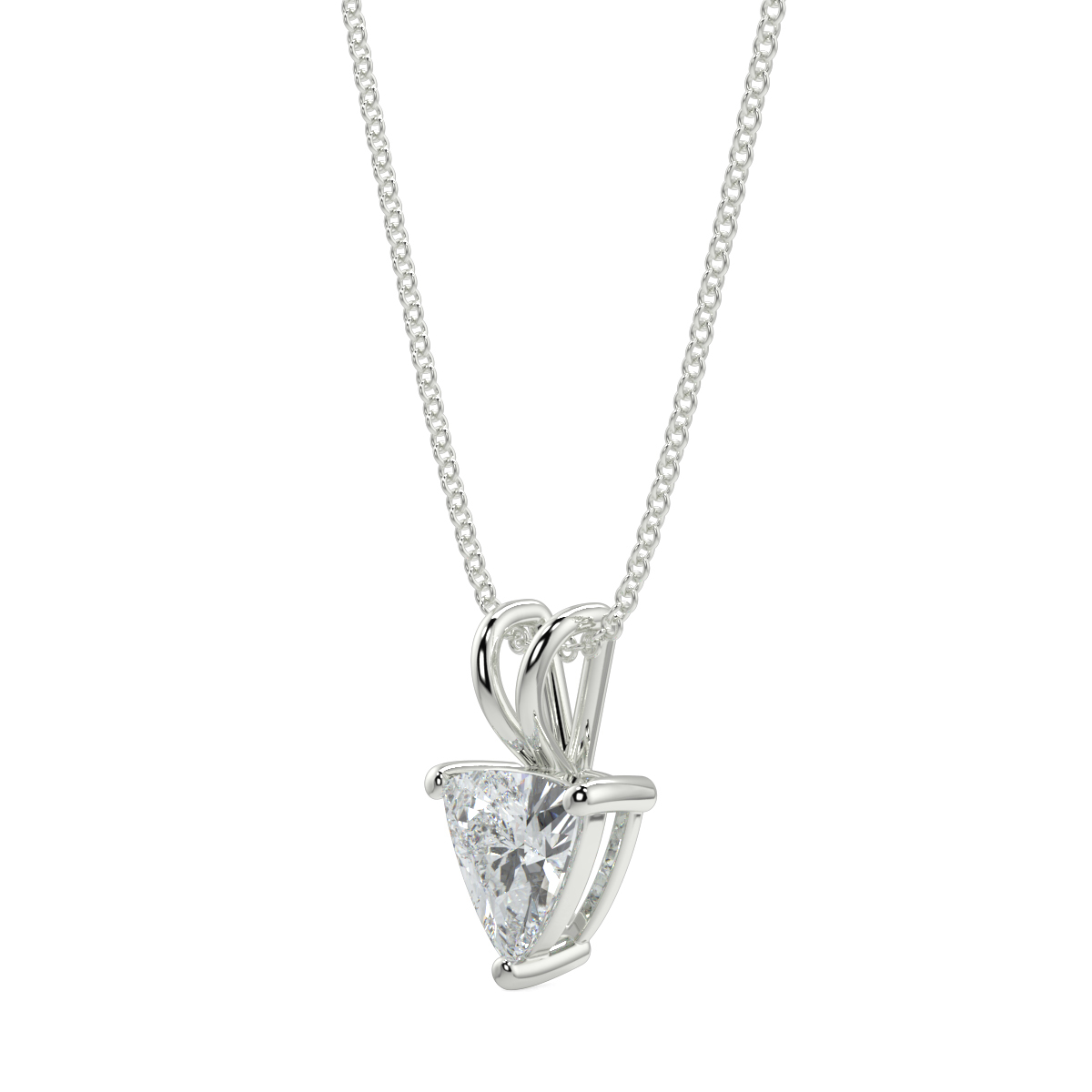Solitaire Diamond Pendant
