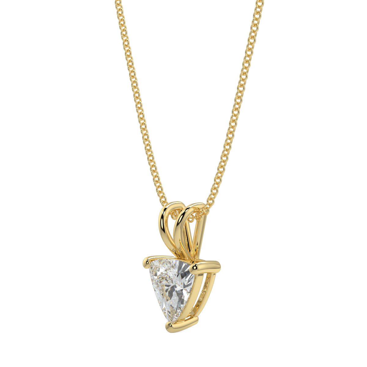 Solitaire Diamond Pendant