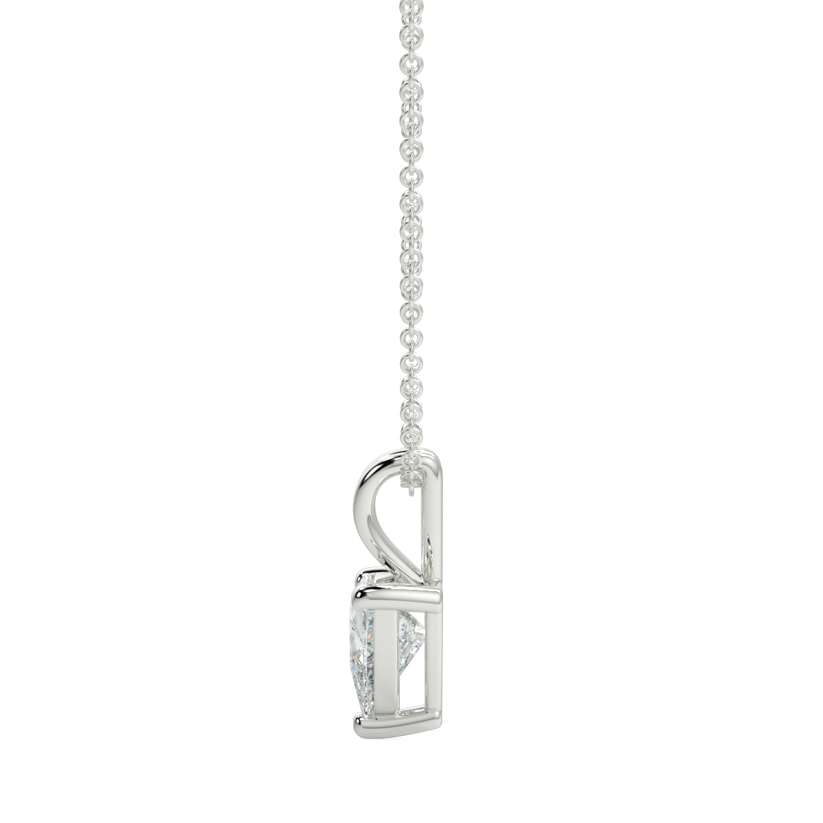 Solitaire Diamond Pendant