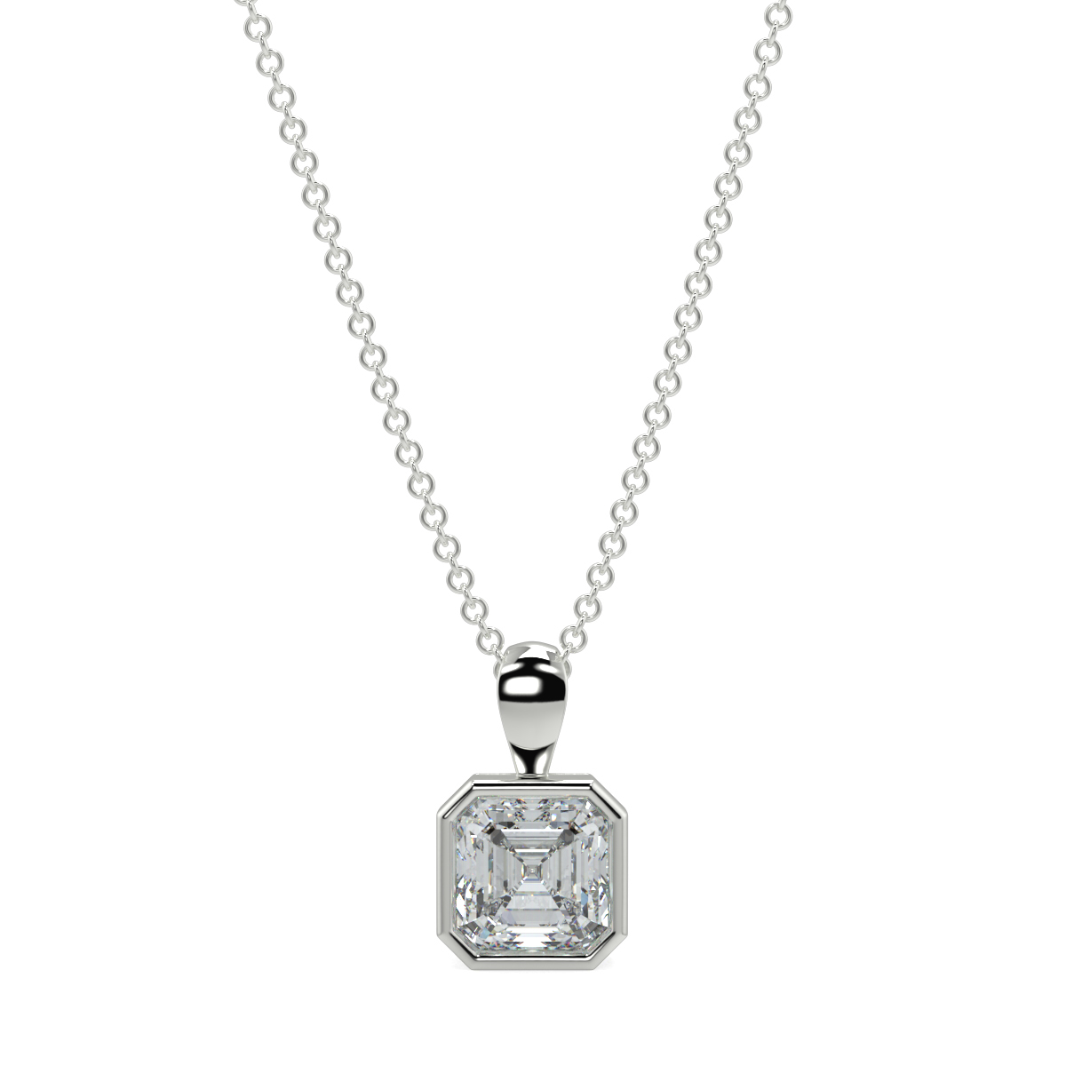 Solitaire Diamond Pendant