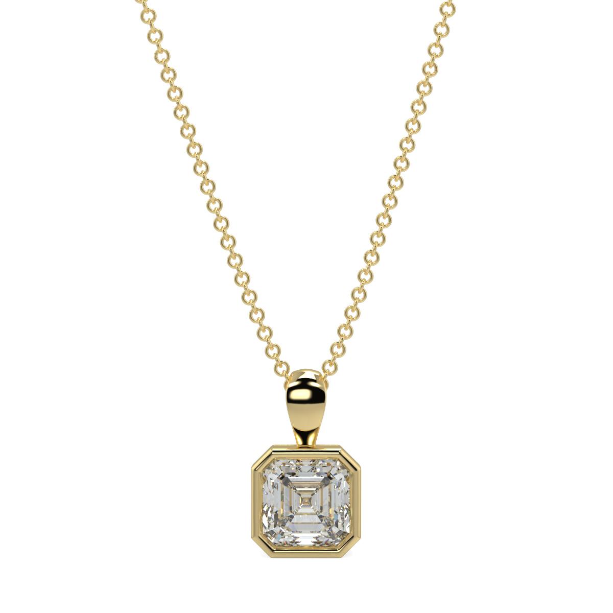 Solitaire Diamond Pendant