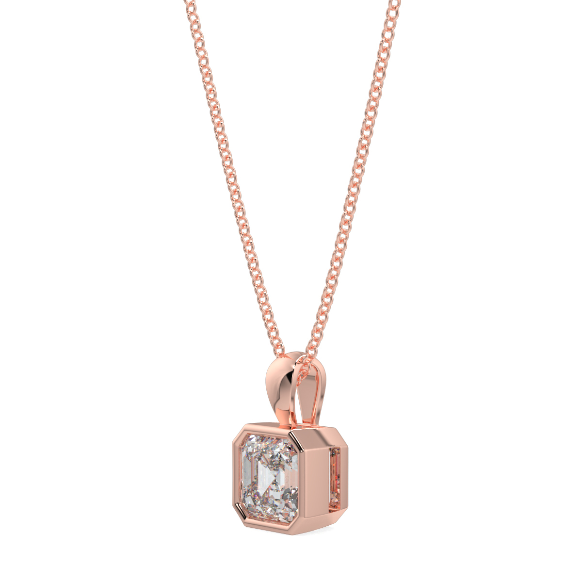 Solitaire Diamond Pendant